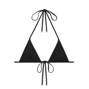 CELINE TRIOMPHE TRIANGLE TOP IN MATTE JERSEY BLACK