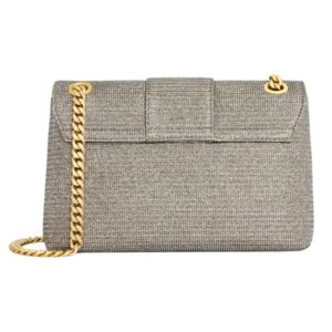 CELINE TEEN VICTOIRE BAG IN GLITTER TEXTILE