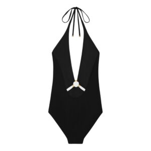 CELINE TRIOMPHE SWIMSUIT IN MATTE JERSEY
