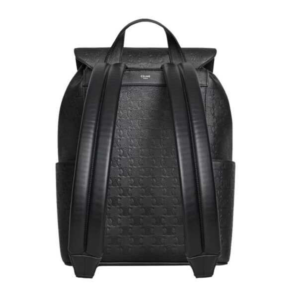 CELINE BACKPACK IN CALFSKIN WITH TRIOMPHE EMBOSSED - Image 2
