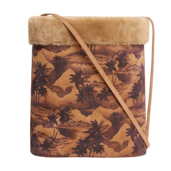CELINE BUCKET IN SHEARLING PALM TREES PRINT - Image 2