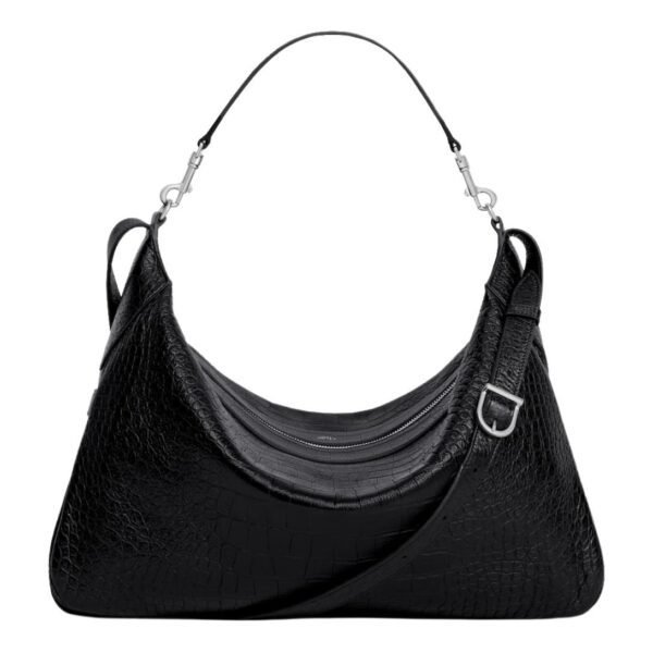 CELINE LARGE STRAP ROMY IN CROCODILE EMBOSSED DEERSKIN - Image 2