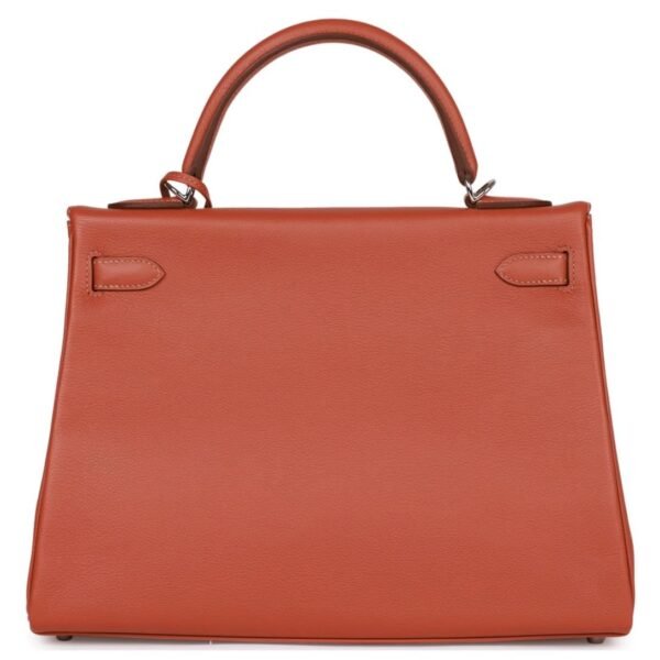HERMÈS KELLY RETOURNE 32 BLUSH VERSO EVERCOLOR PALLADIUM HARDWARE - Image 2