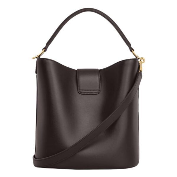 CELINE MEDIUM BUCKET LOUISE IN SMOOTH CALFSKIN EBONY - Image 4