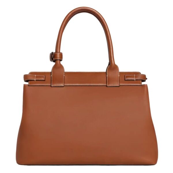 CELINE CONTI BAG IN NATURAL CALFSKIN TAN - Image 3