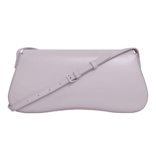 CELINE MEDIUM LOLA BAG IN SHINY CALFSKIN LIGHT LAVENDER - Image 4