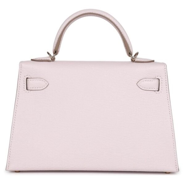 HERMÈS SPECIAL ORDER (HSS) KELLY SELLIER 20 MAUVE PALE VERSO CHEVRE MYSORE PERMABRASS HARDWARE - Image 2