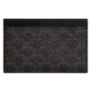 CELINE CARD HOLDER IN TRIOMPHE CANVAS AND CALFSKIN - Image 2