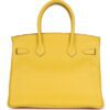 HERMÈS BIRKIN 30 JAUNE DE NAPLES TAURILLON NOVILLO ROSE GOLD HARDWARE - Image 2
