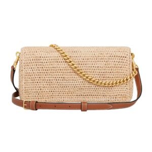 CELINE MULTIPOCHETTE IN RAFFIA