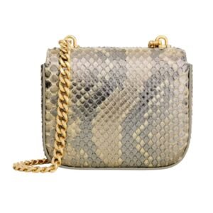 CELINE MINI CHAIN CLAUDE IN PEARLY PYTHON NATURAL