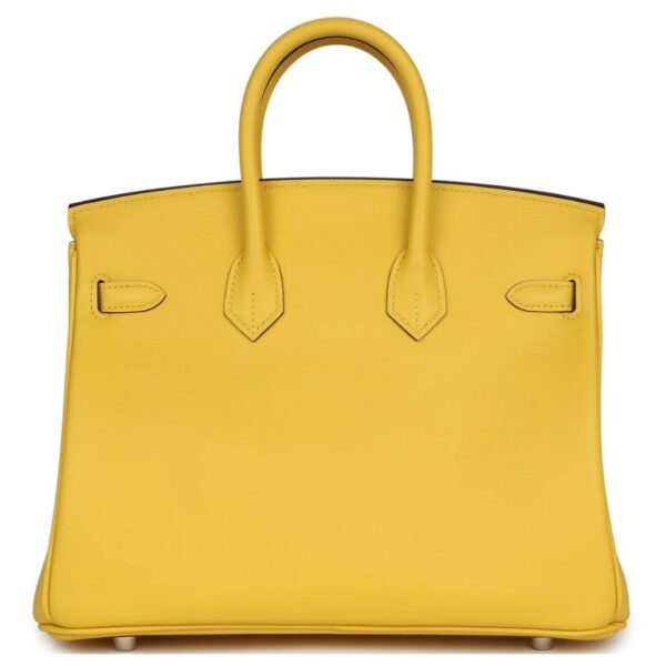 HERMÈS BIRKIN 25 JAUNE DE NAPLES SWIFT PALLADIUM HARDWARE (Copy) - Image 2