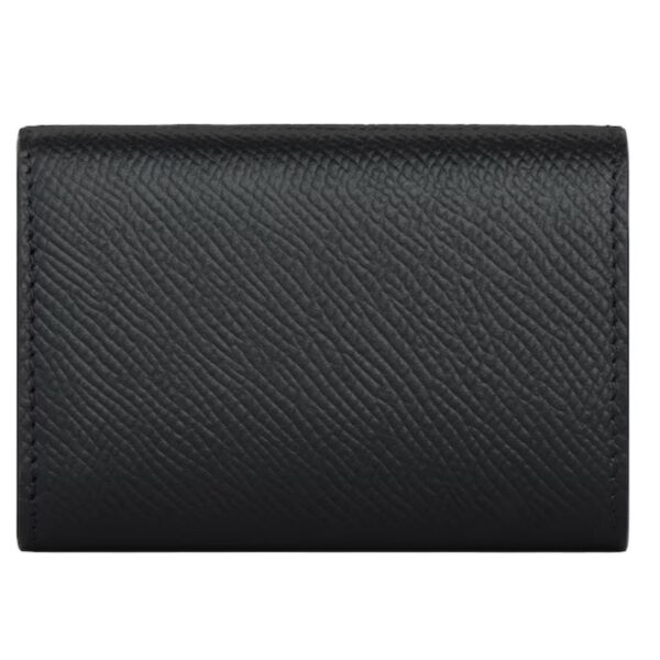 CELINE FOLDED COMPACT WALLET IN GRAINED CALFSKIN - Image 2