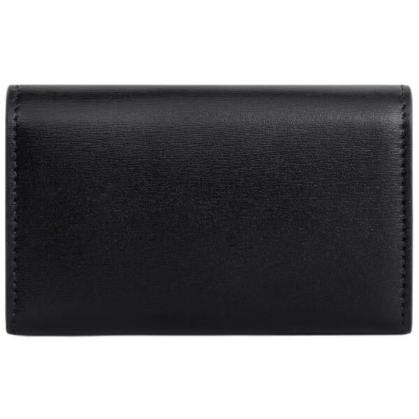 CELINE KEY CASE TRIOMPHE IN SHINY CALFSKIN BLACK - Image 3
