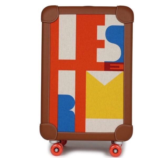 HERMÈS RMS CABINE 55 ROLLING SUITCASE MULTICOLOR CANVAS - Image 2