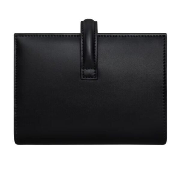 CELINE WALLET WITH COIN PURSE 16 IN SATINATED CALFSKIN BLACK - Image 3