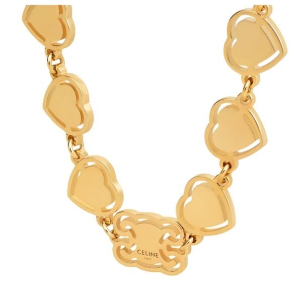 CŒUR CELINE BRACELET IN BRASS WITH GOLD FINISH - Image 2
