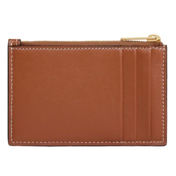 CELINE ZIPPED CARD HOLDER IN SMOOTH LAMBSKIN - Image 2