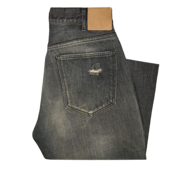 CELINE WESLEY JEANS IN BLACK PARADISO WASH DENIM - Image 2