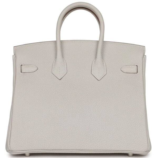 HERMÈS BIRKIN 25 GRIS PALE TOGO PALLADIUM HARDWARE - Image 2