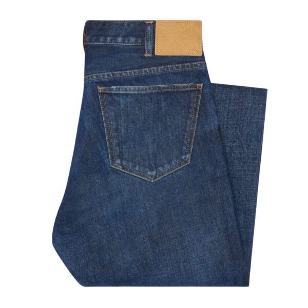CELINE KURT JEANS IN INDIGO DARK STONE WASH DENIM - Image 2