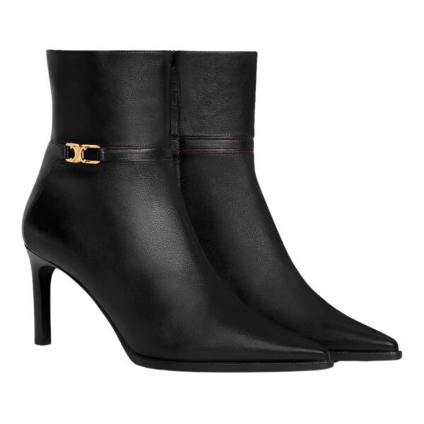 CELINE VERNEUIL ANKLE BOOT WITH TRIOMPHE IN CALFSKIN - Image 2