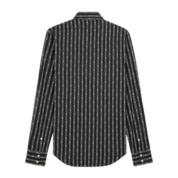 CELINE WESTERN SHIRT IN TRIOMPHE STRIPED COTTON - Image 2