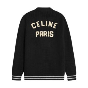CELINE LONG COLLEGE CARDIGAN IN WOOL