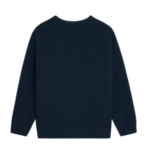 CELINE OVERSIZED SWEATER IN RIBBED WOOL