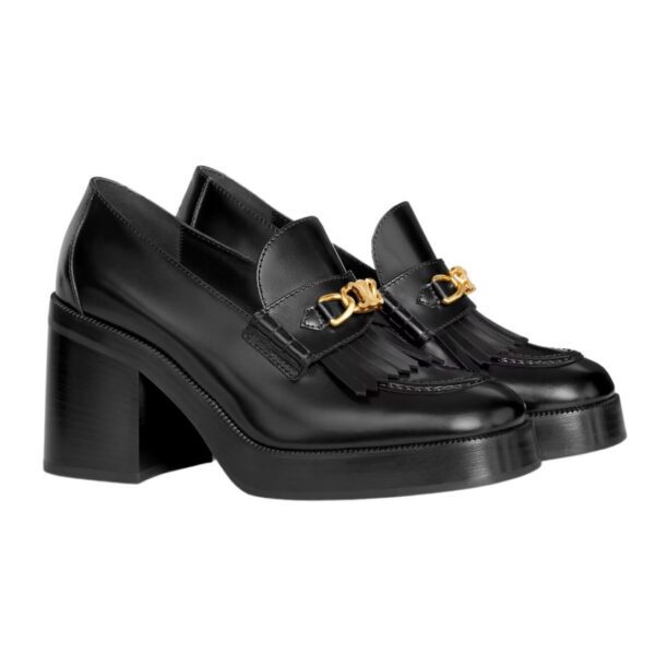 CELINE TESS LOAFER IN POLISHED BULL BLACK - Image 2