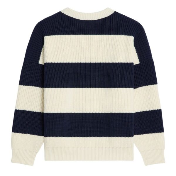 CELINE OVERSIZED SWEATER IN STRIPED COTTON - Image 2
