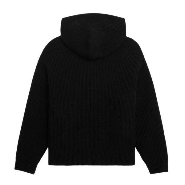 CELINE HOODED SWEATER IN MONOCHROMIC WOOL - Image 2