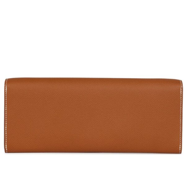 HERMÈS CHAINE D' ANCRE WALLET TO GO GOLD EPSOM PALLADIUM HARDWARE - Image 2