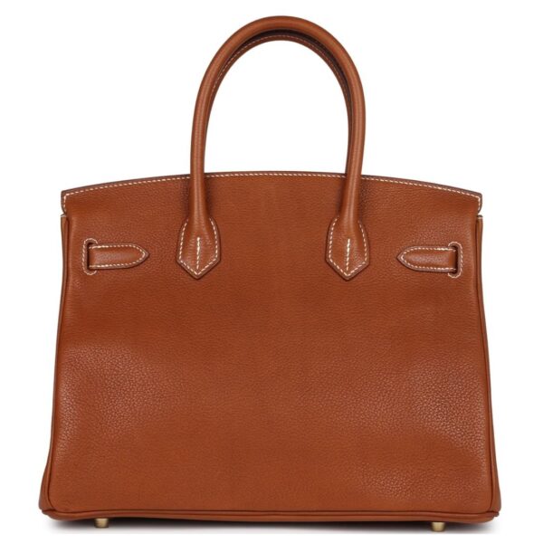 HERMÈS BIRKIN 30 FAUVE BARENIA FAUBOURG GOLD HARDWARE - Image 2