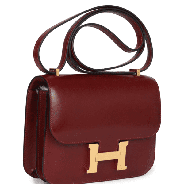 HERMÈS CONSTANCE 18 ROUGE H BOX CALFSKIN GOLD HARDWARE - Image 3