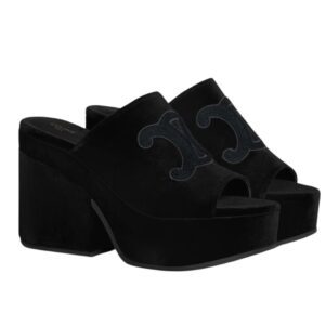 CELINE ELENA MULE IN VELVET