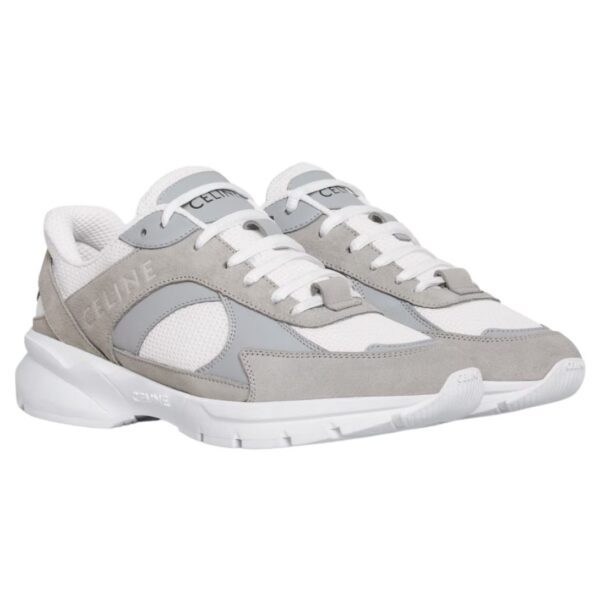 CELINE RUNNER CR 03 LOW LACE UP SNEAKER IN SUEDE CALFSKIN MESH AND CALFSKIN - Image 2