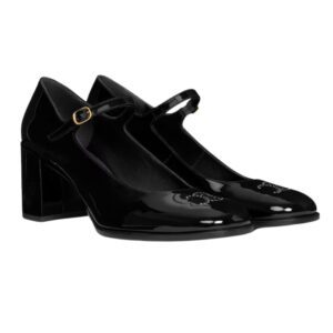 CELINE LILY PERFORATED TRIOMPHE BABIES IN PATENT CALFSKIN