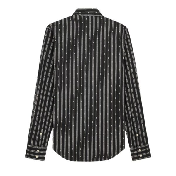 CELINE WESTERN SHIRT IN TRIOMPHE STRIPED COTTON - Image 2