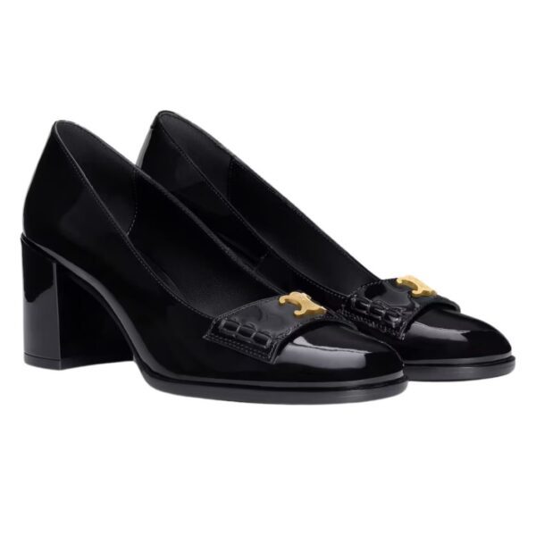 CELINE LILY TRIOMPHE PUMP IN PATENT CALFSKIN - Image 2