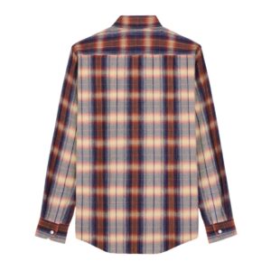 CELINE LOOSE SHIRT IN CHECKED VISCOSE