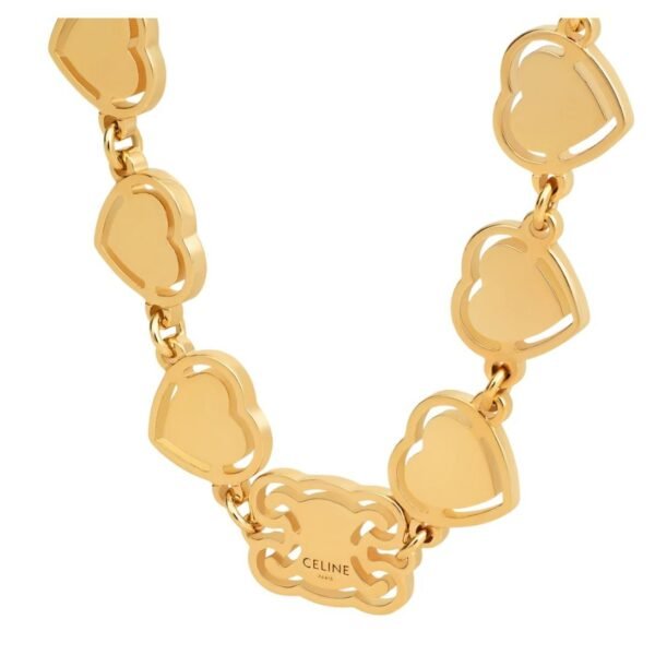 CELINE CŒUR BRACELET IN BRASS WITH GOLD FINISH - Image 2