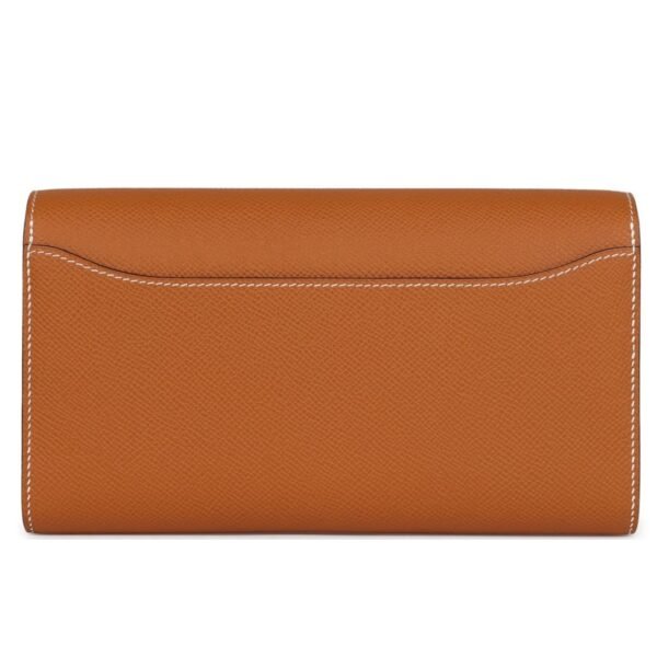 HERMÈS CONSTANCE TO GO WALLET TOFFEE EPSOM PALLADIUM HARDWARE - Image 2