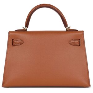 HERMÈS KELLY SELLIER 20 GOLD MADAME AND MATTE ALLIGATOR TOUCH GOLD HARDWARE