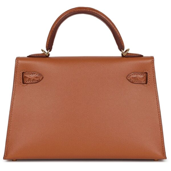 HERMÈS KELLY SELLIER 20 GOLD MADAME AND MATTE ALLIGATOR TOUCH GOLD HARDWARE - Image 2