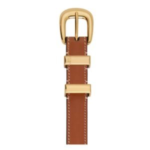 CELINE SMALL WESTERN BELT IN NATURAL CALFSKIN