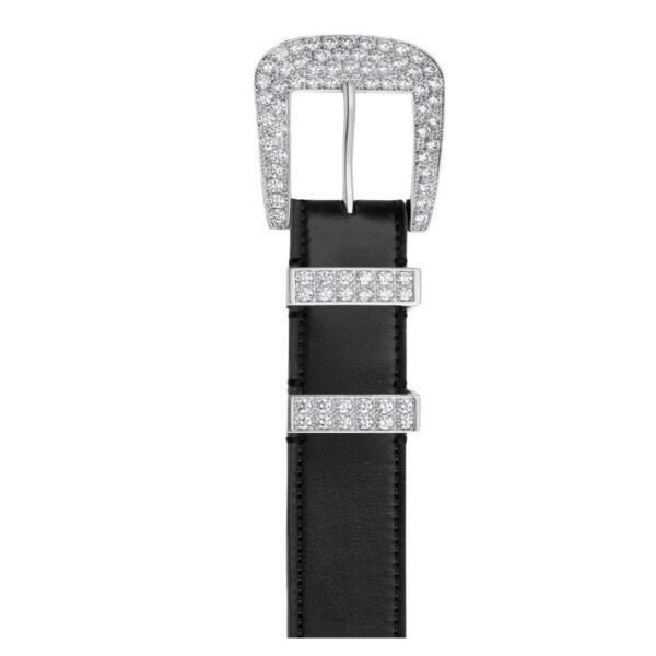 CELINE MEDIUM MARCO BELT WITH STRASS IN VINTAGE CALFSKIN - Image 2