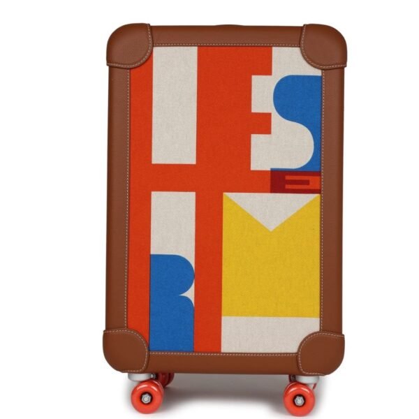 HERMÈS RMS CABINE 55 ROLLING SUITCASE MULTICOLOR CANVAS - Image 2