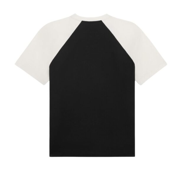 CELINE LOOSE T SHIRT IN COTTON JERSEY BLACK-WHITE - Image 3