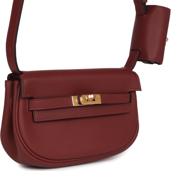 HERMÈS KELLY MOOVE ROUGE H SWIFT GOLD HARDWARE - Image 3